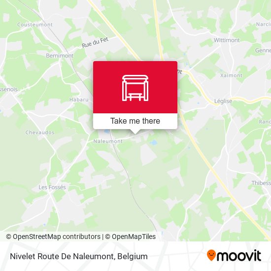 Nivelet Route De Naleumont map
