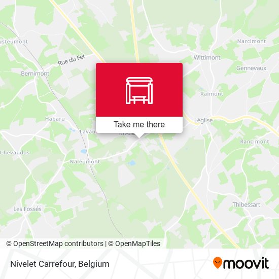 Nivelet Carrefour map