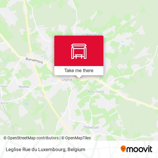 Leglise Rue du Luxembourg map