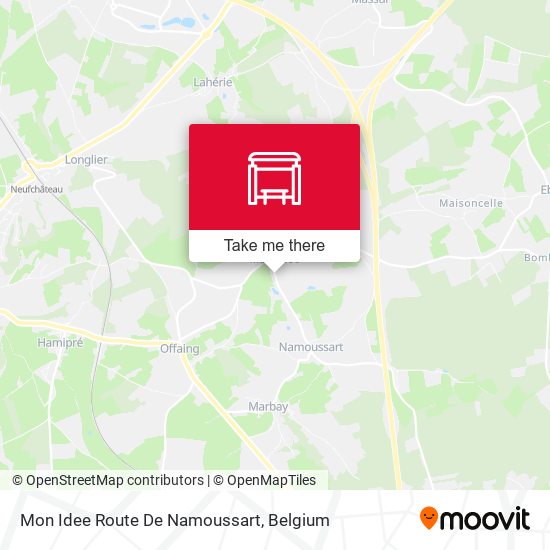 Mon Idee Route De Namoussart map
