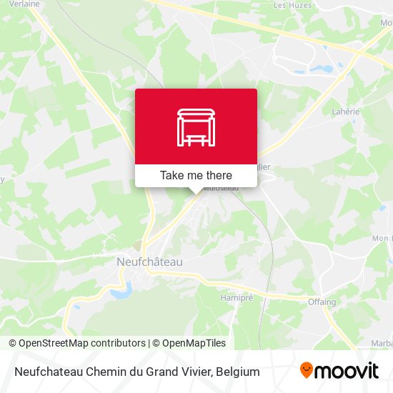 Neufchateau Chemin du Grand Vivier map