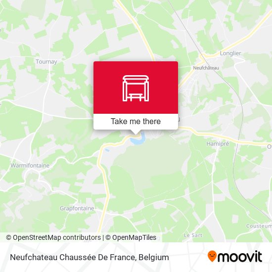 Neufchateau Chaussée De France map