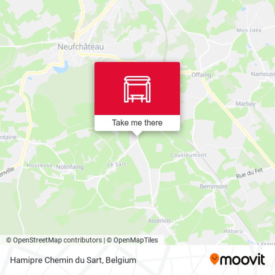 Hamipre Chemin du Sart plan
