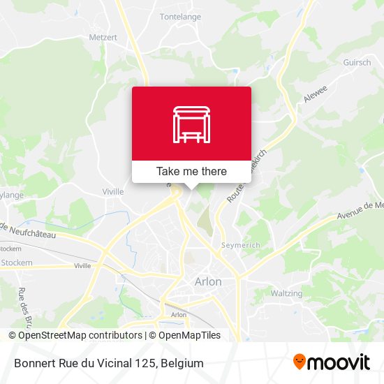 Bonnert Rue du Vicinal 125 plan