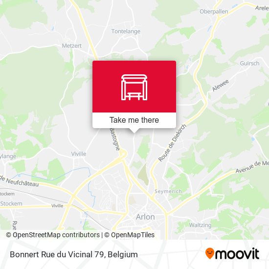 Bonnert Rue du Vicinal 79 plan