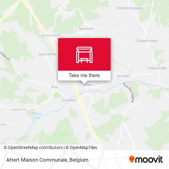 Attert Maison Communale plan