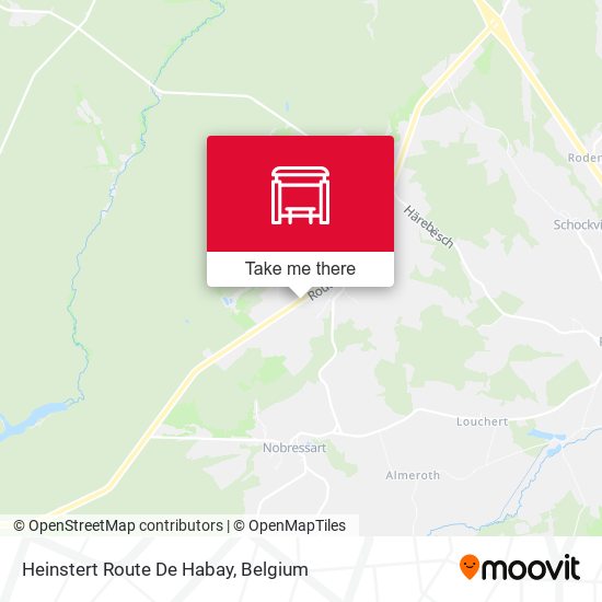Heinstert Route De Habay map