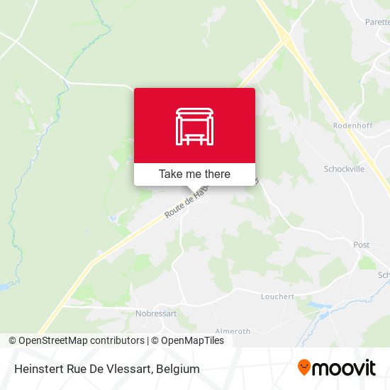 Heinstert Rue De Vlessart map