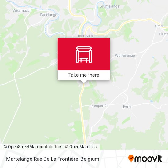 Martelange Rue De La Frontière plan