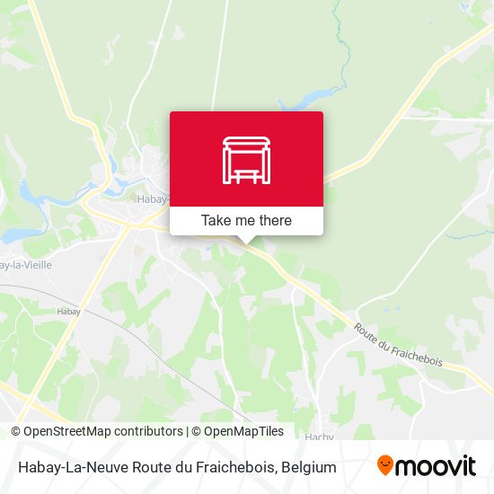 Habay-La-Neuve Route du Fraichebois plan