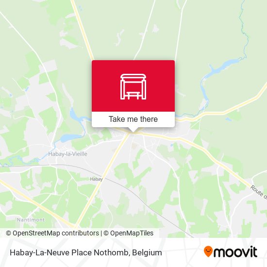 Habay-La-Neuve Place Nothomb map
