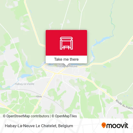 Habay-La-Neuve Le Chatelet map