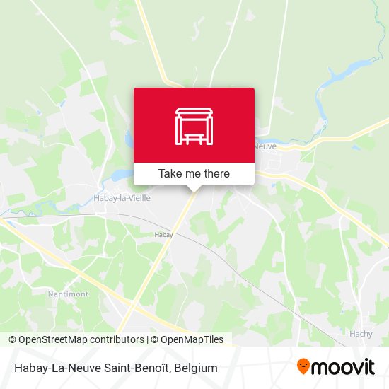 Habay-La-Neuve Saint-Benoît map