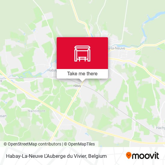 Habay-La-Neuve L'Auberge du Vivier map