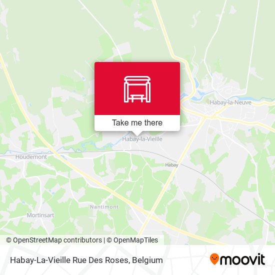 Habay-La-Vieille Rue Des Roses map