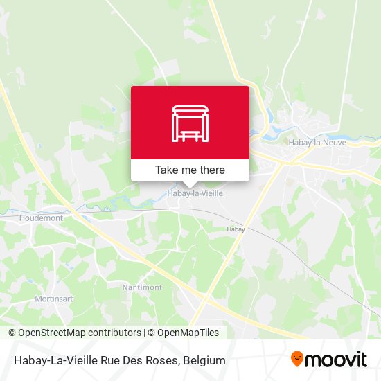 Habay-La-Vieille Rue Des Roses plan
