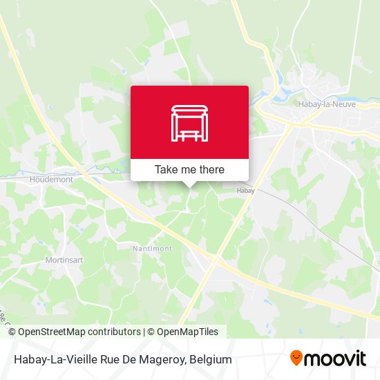 Habay-La-Vieille Rue De Mageroy plan