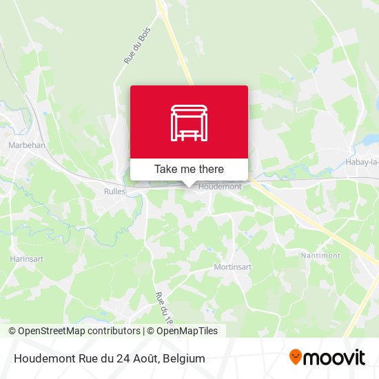 Houdemont Rue du 24 Août map