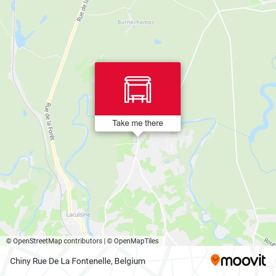Chiny Rue De La Fontenelle plan