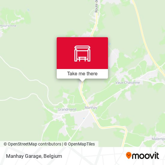 Manhay Garage map