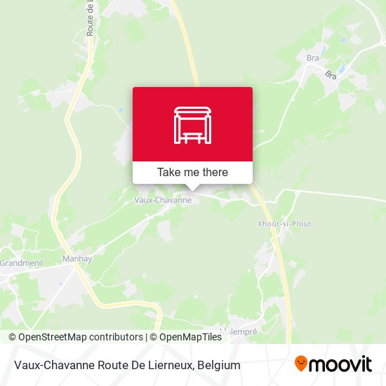 Vaux-Chavanne Route De Lierneux plan
