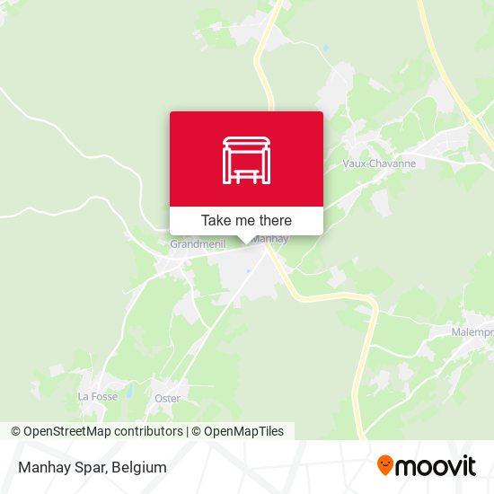 Manhay Spar map