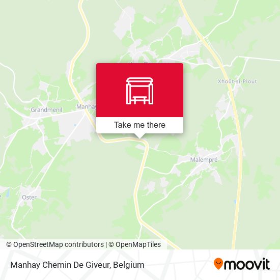 Manhay Chemin De Giveur map