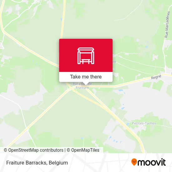 Fraiture Barracks map