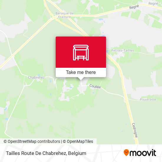 Tailles Route De Chabrehez map