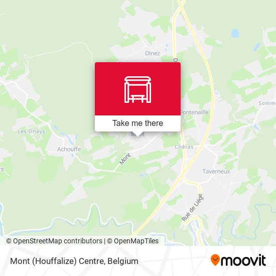 Mont (Houffalize) Centre map