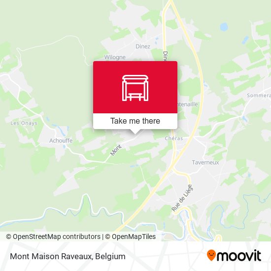 Mont Maison Raveaux map