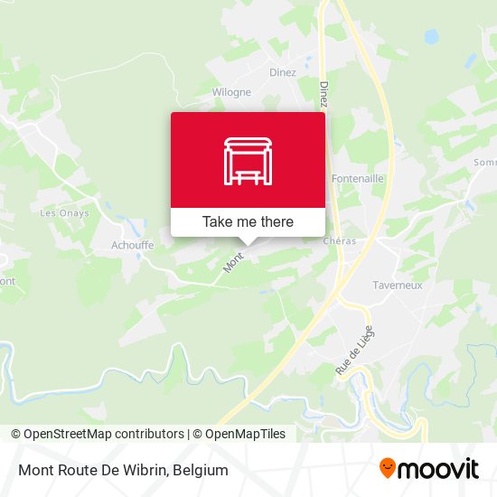 Mont Route De Wibrin map