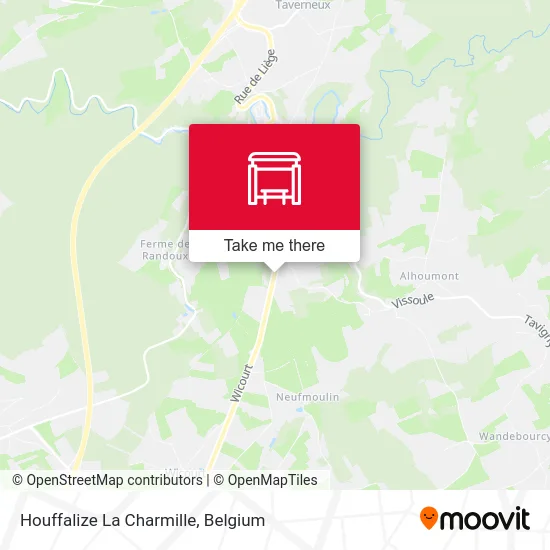 Houffalize La Charmille map