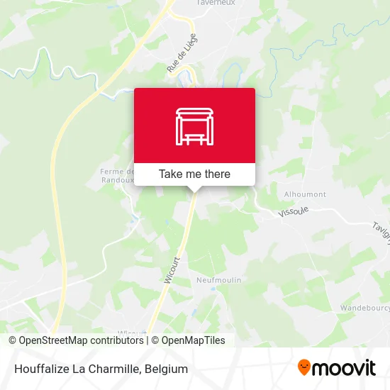 Houffalize La Charmille map