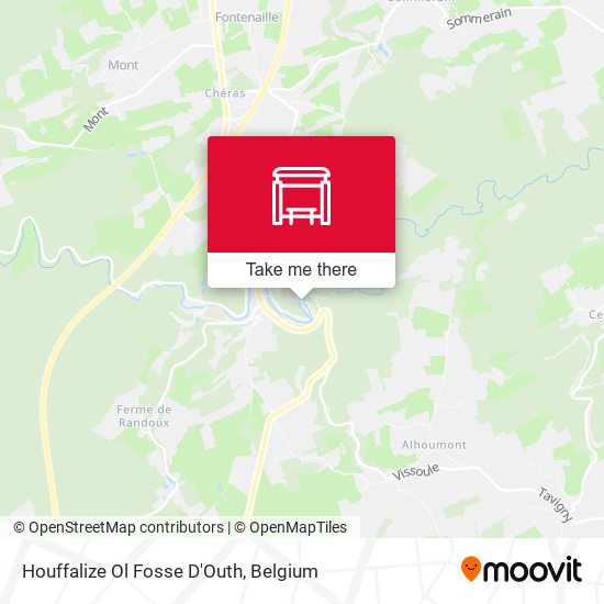 Houffalize Ol Fosse D'Outh map