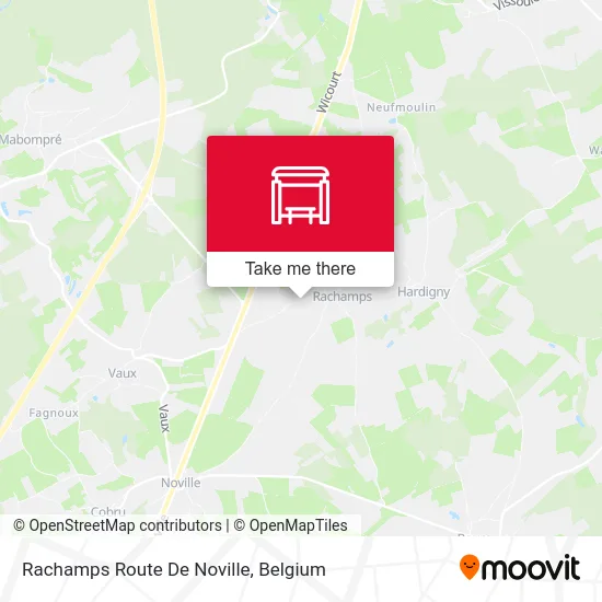 Rachamps Noville Road map