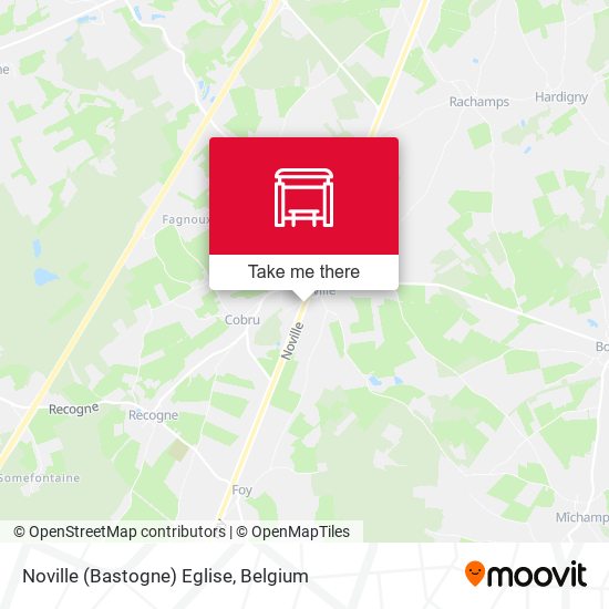 Noville (Bastogne) Eglise map