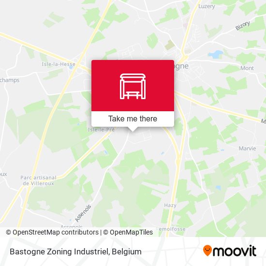 Bastogne Zoning Industriel plan