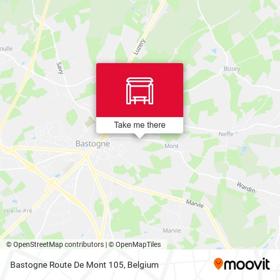 Bastogne Route De Mont 105 map