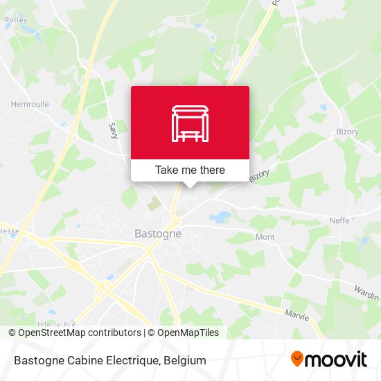 Bastogne Cabine Electrique map