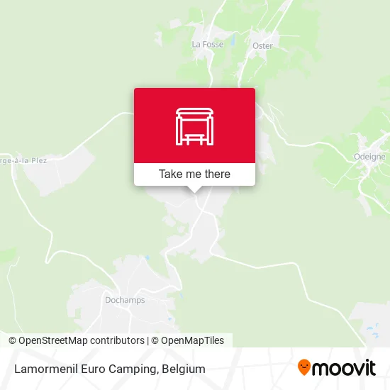 Lamormenil Euro Camping map