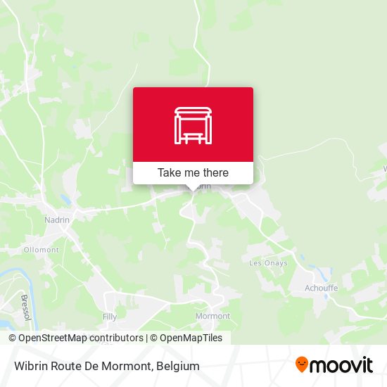 Wibrin Route De Mormont map