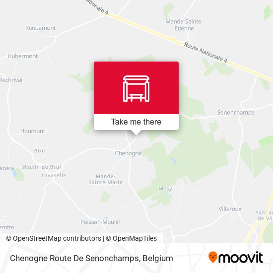 Chenogne Route De Senonchamps plan