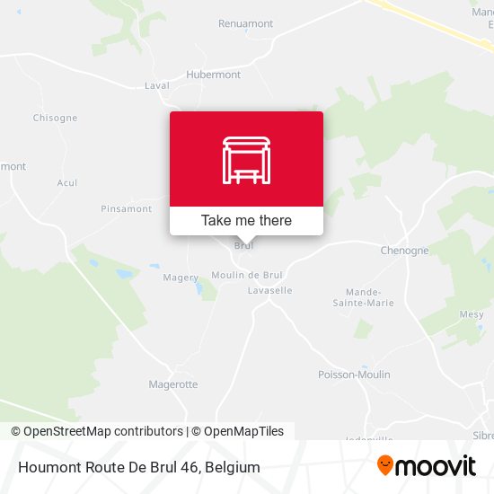 Houmont Route De Brul 46 map