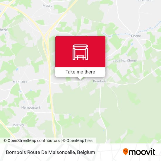 Bombois Route De Maisoncelle map