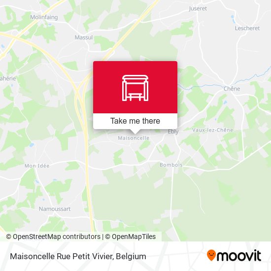 Maisoncelle Rue Petit Vivier map