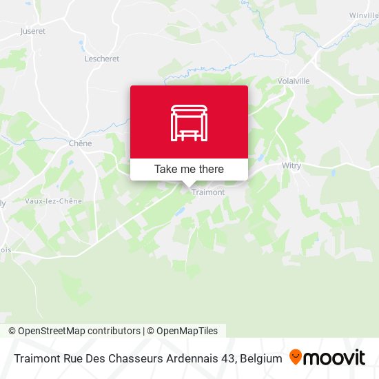 Traimont Rue Des Chasseurs Ardennais 43 plan