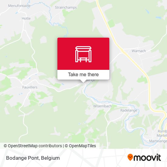 Bodange Pont map
