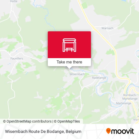 Wisembach Route De Bodange map