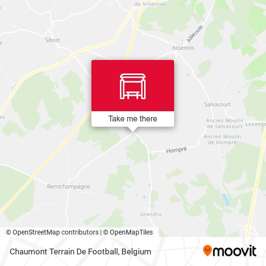 Chaumont Terrain De Football map
